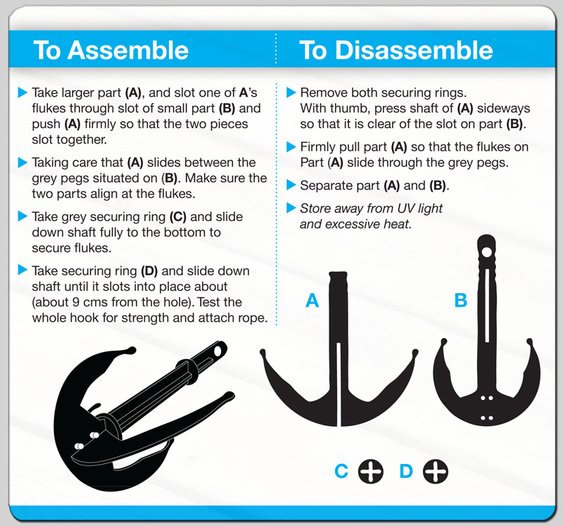 instructions for assembling and disassembling Line-A-Sure